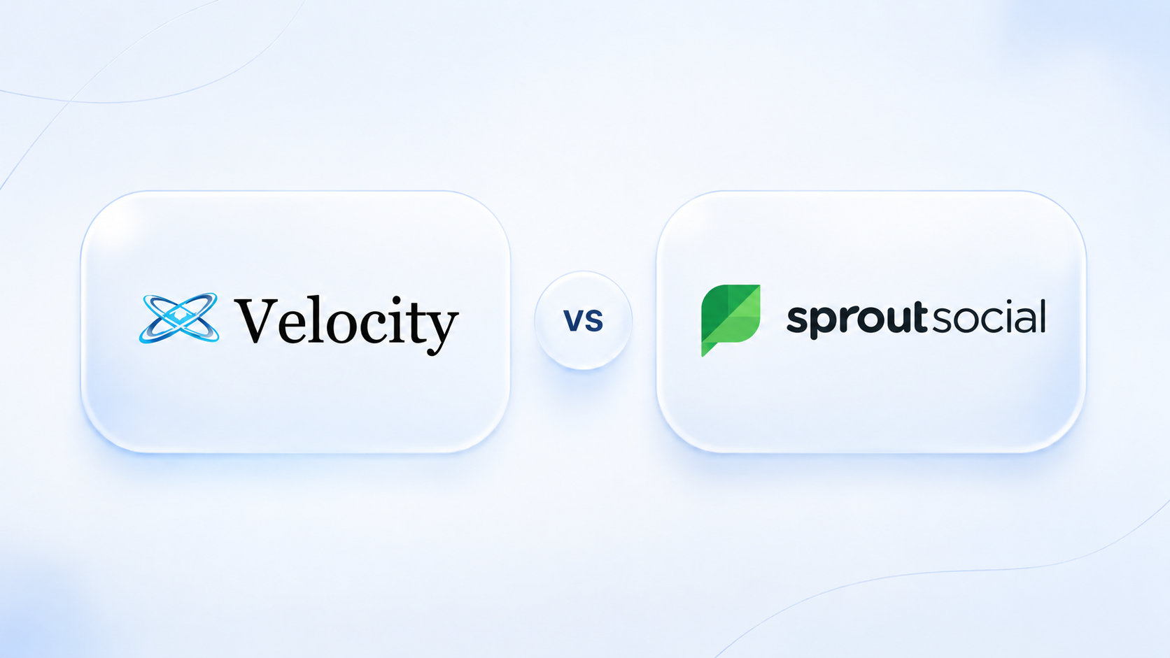 Velocity and Sprout Social compared as social media management tools