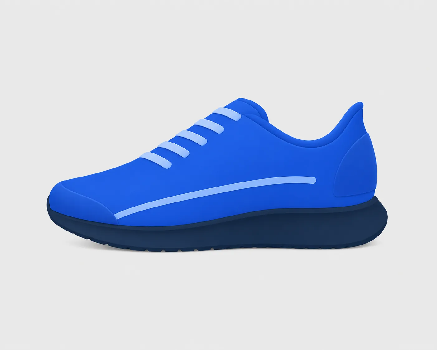 Blue sneaker